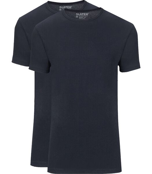 2-pack Basic Fit T-shirt Navy