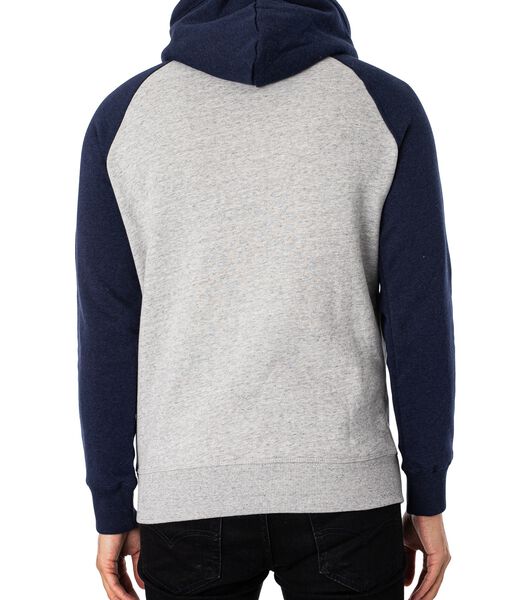 Sweatshirt à capuche de baseball zippé Essential
