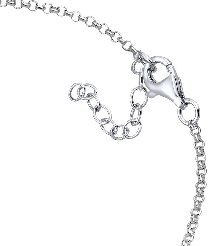 Bracelet Femmes Coeur Pendentif Amour Filigrane En Argent Sterling 925 image number 3