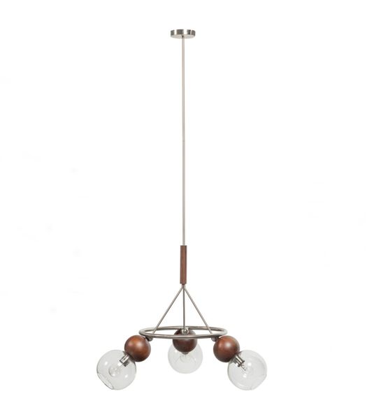 Suspension Lampe  - Verre - Marron - 60x90x90  - Babble