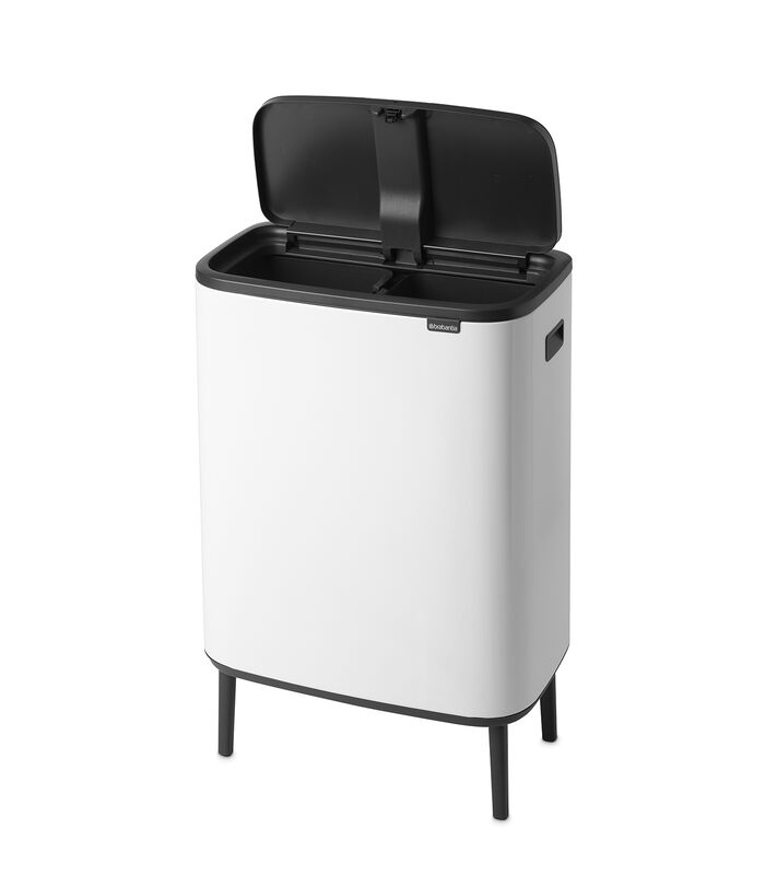 Bo Touch Bin Hi, 2 x 30 litres - White image number 1