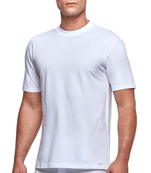 T-shirt homewear met ronde hals puur katoen Essentials
