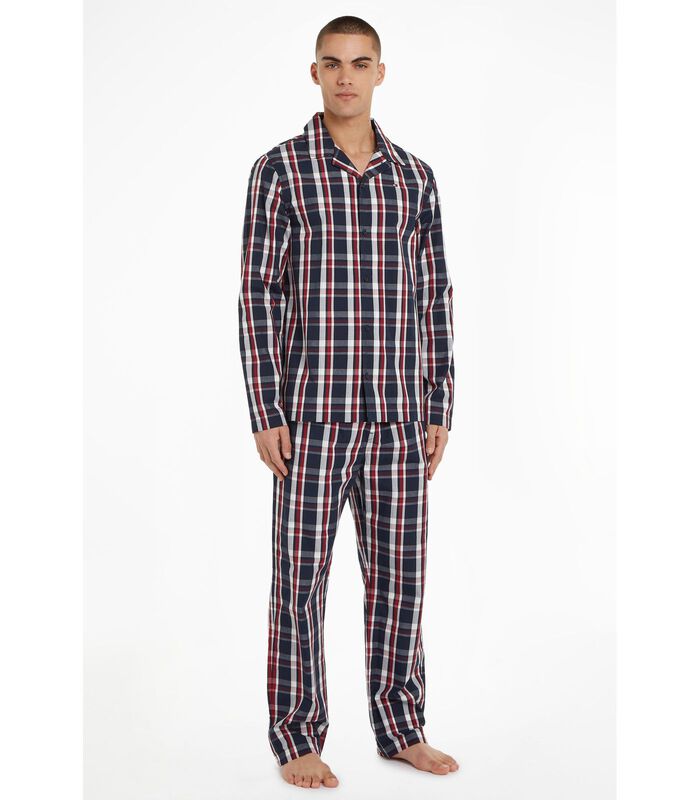 Pyjama Set Ruit Donkerblauw image number 1