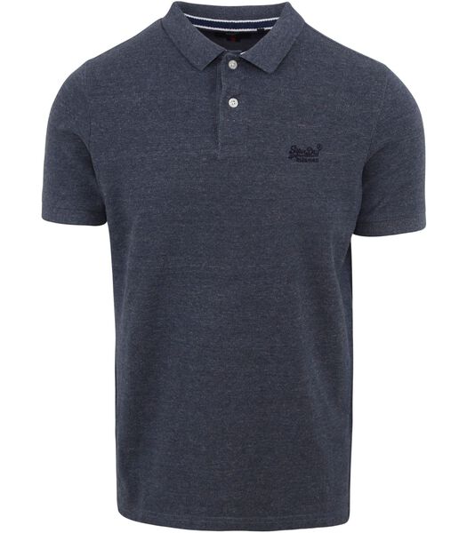 Superdry Classic Pique Polo Navy