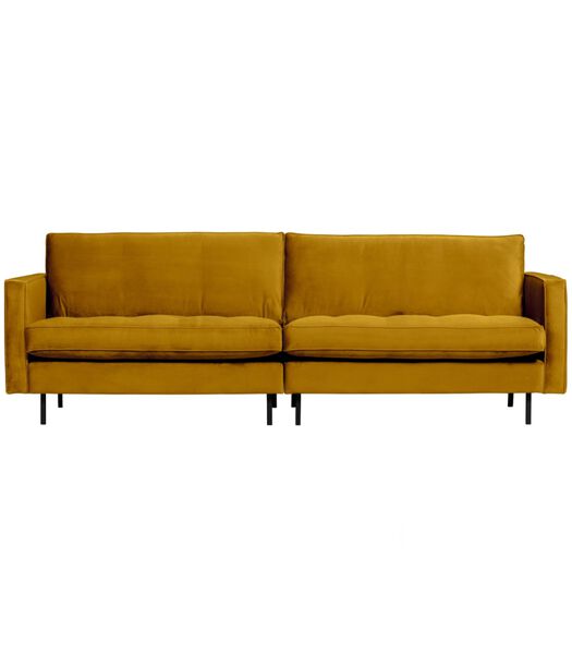 Rodeo Classic Canape 3 Places Velvet Ochre