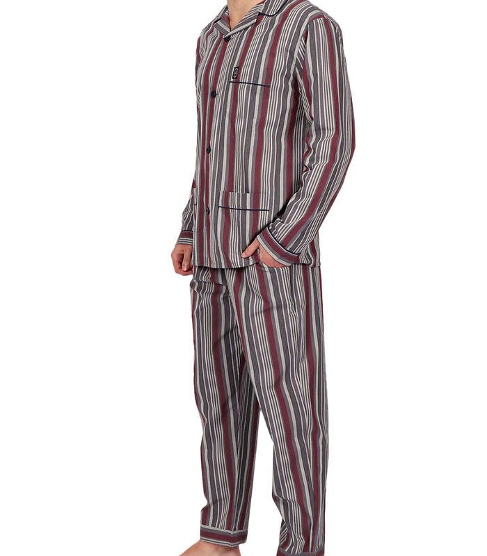 Tenue d'intérieur pyjama pantalon Garnet Stripes gris image number 2
