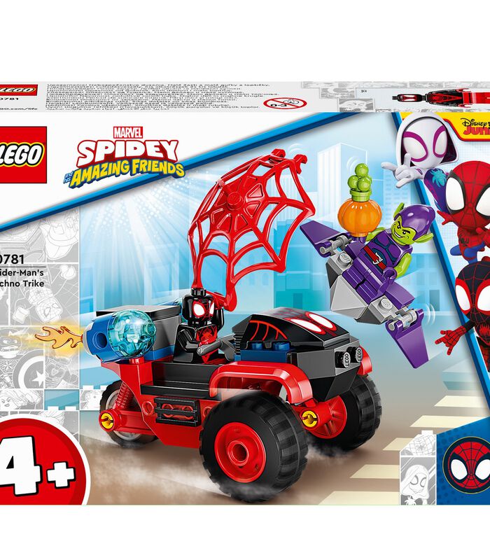 LEGO Spider-Man 4+ Miles Morales Tech Driewieler (10781) image number 2