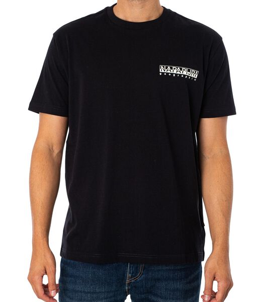 T-Shirt Met S-Telemark Back Box-Logo
