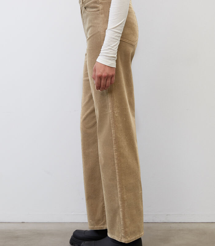 Pantalon en velours côtelé modèle TOMMA de coupe Wide Leg image number 3