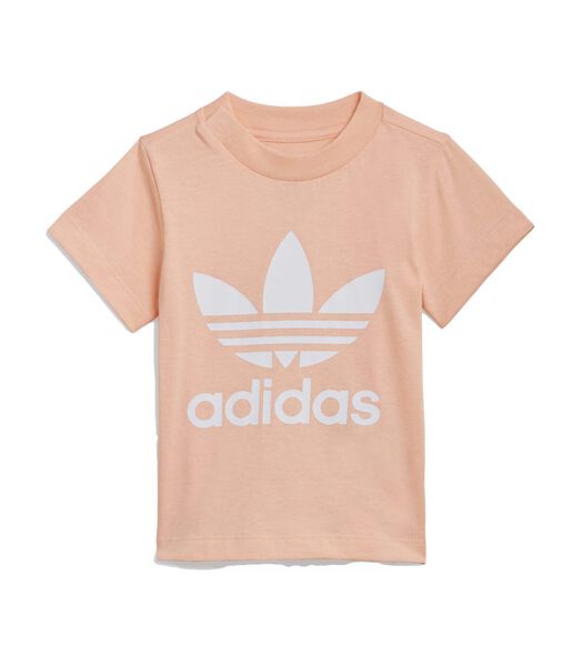 Adidas Treefoil Tee Roze T-Shirt