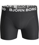 Bjorn Borg Boxers Lot de 2 Noir Solide image number 1