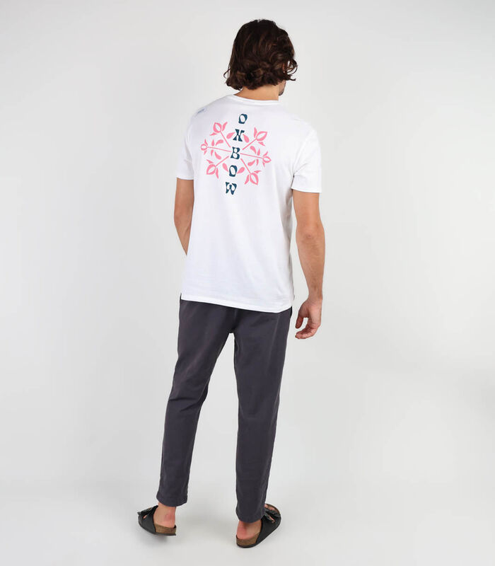 Grafisch T-shirt met korte mouwen TABULA image number 2