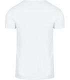 Otaru T-Shirt Brede Ronde Hals Wit 2-Pack image number 4