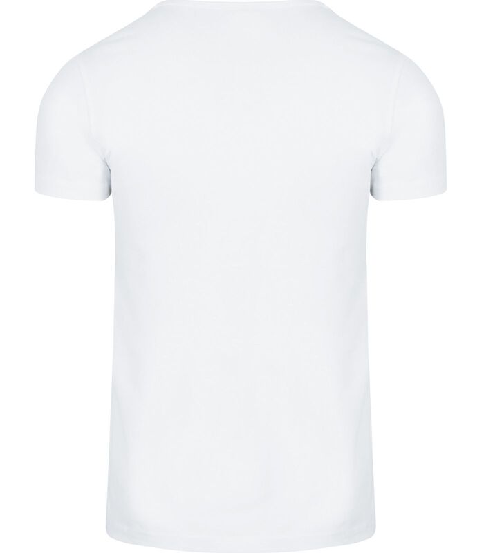 Otaru T-Shirt Brede Ronde Hals Wit 2-Pack image number 4