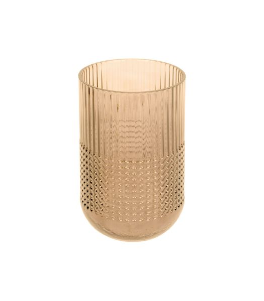 Vase Attract - Marron sable - Ø12,5x20cm