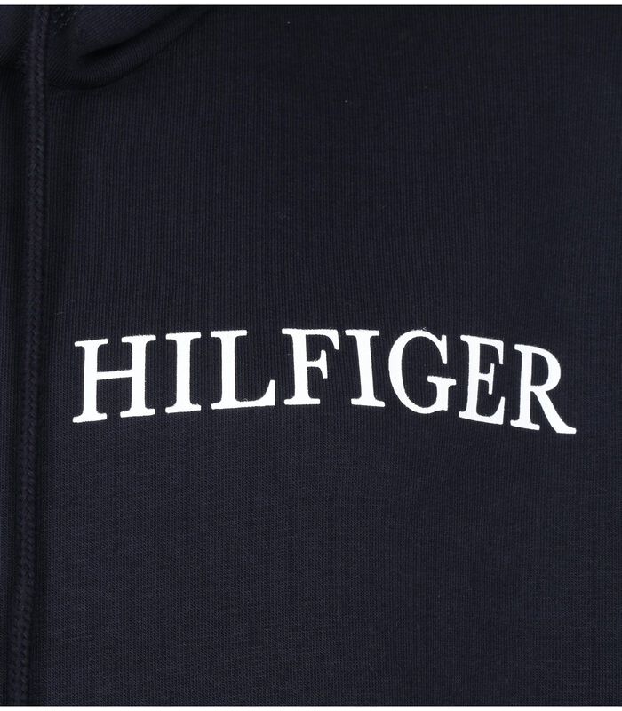 Tommy Hilfiger Big and Tall Hoodie Logo Donkerblauw image number 2