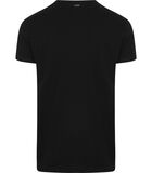 V-Hals Dean T-Shirt (2Pack) Zwart image number 4