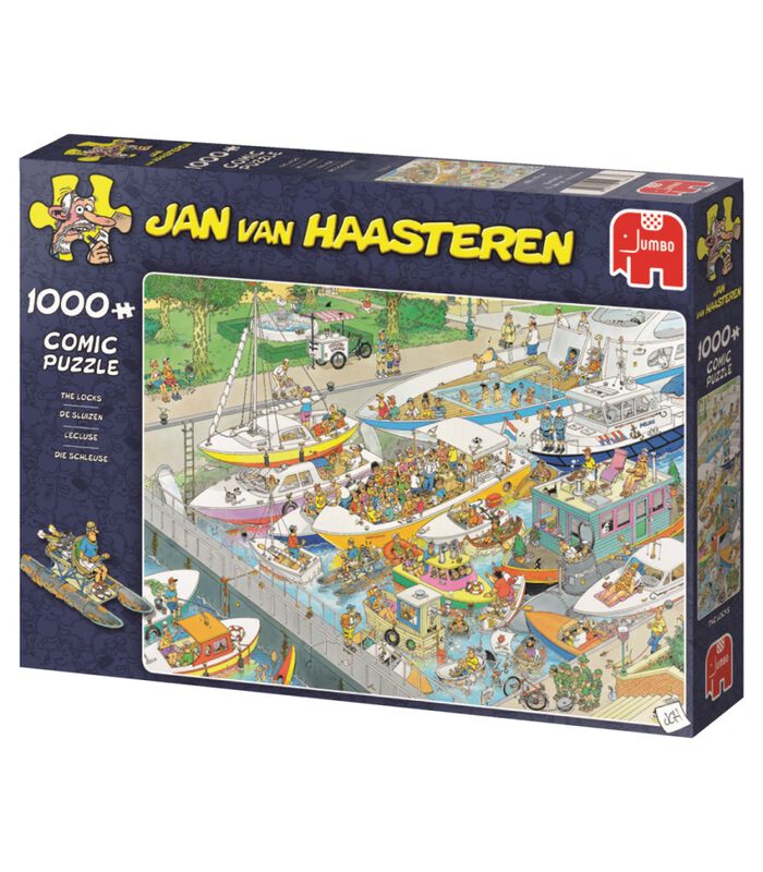 puzzel Jan van Haasteren De Sluizen - 1000 stukjes image number 0