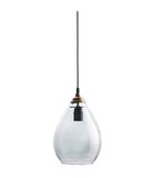 Suspension Lampe  - Verre - Gris - 25x15x15  - Simple image number 0