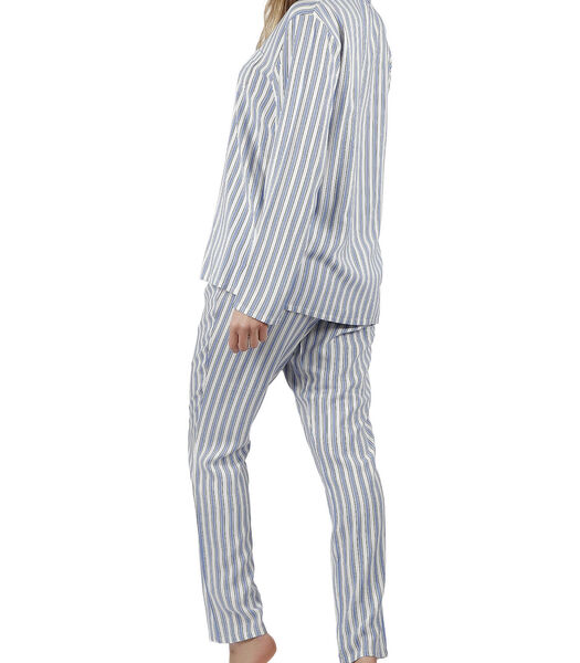 Pyjama indoor kleding broek shirt Fashion Stripes