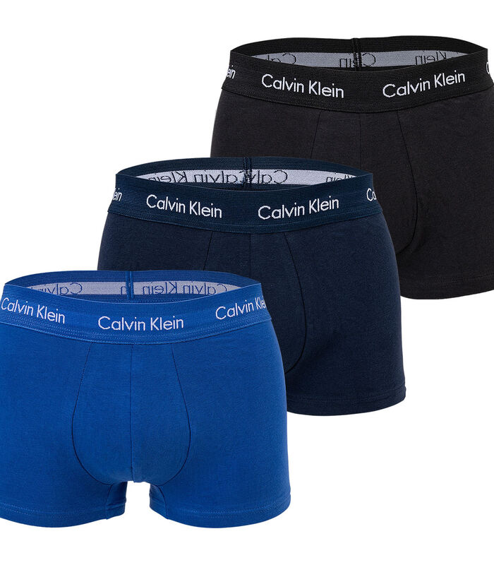 Short 3 pack Cotton Stretch Low Rise Trunks image number 0
