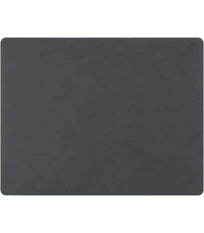 Placemat Nupo - Leer - Anthracite - 45 x 35 cm image number 0