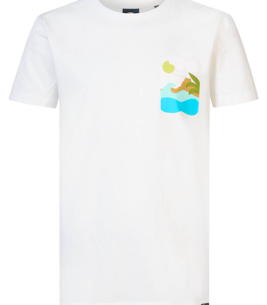 T-shirt à Imprimé Dorsal Luminous