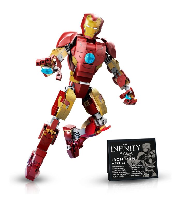 Infinity Saga Iron Man Figuur (76206) image number 1