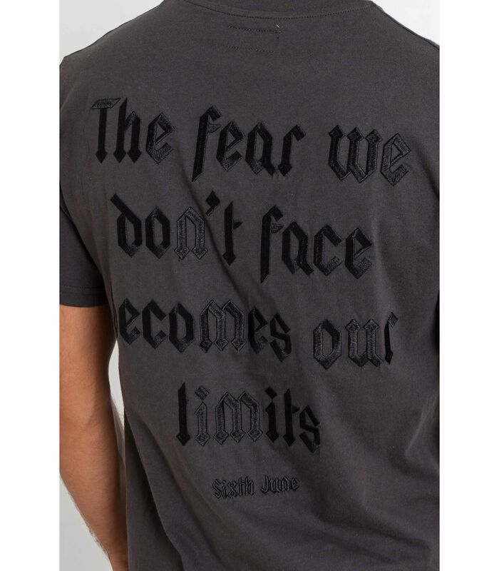 Geborduurd T-shirt The Fear image number 2