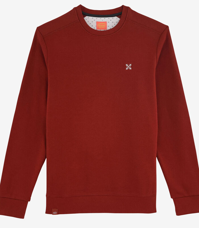 Basic sweater met ronde hals P2SOUET image number 3