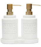 Pompe à savon, savon à main et distributeur - Fresh - White - 380 ML image number 0