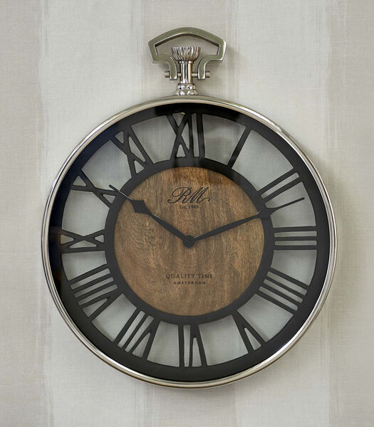 Klokken - Quality Time Clock - Bruin - 1 Stuks