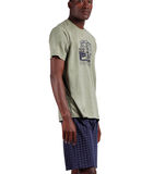 Pyjama loungewear korte broek t-shirt Road image number 2