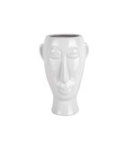 Pot de fleurs Mask - Blanc - 17,2x16,2x27,2cm image number 0