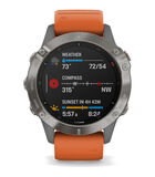 Fenix Smartwatch oranje 010-02158-14 image number 0