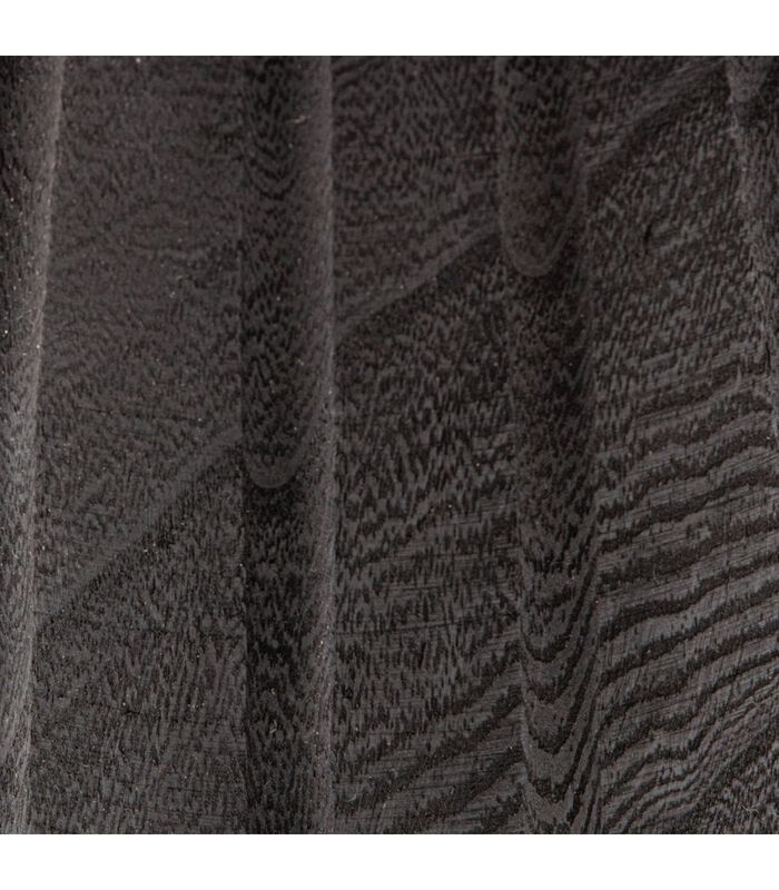 Tabouret - Paulownia bois - Noir - 40x28x28 cm - Borre image number 1