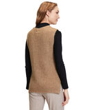 Pull-over en maille unicolore image number 1