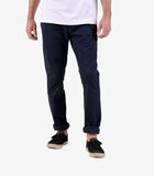 Effen chino broek stretch O1REANO image number 1