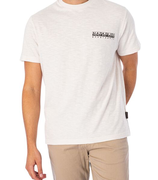Grafisch T-Shirt Met Martre-Rug