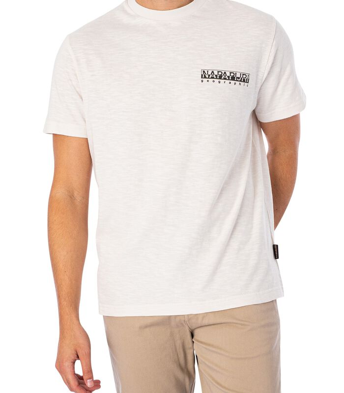 Grafisch T-Shirt Met Martre-Rug image number 0