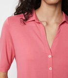 Jersey blouse met korte mouwen image number 4