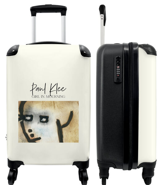 Valise spacieuse avec 4 roues et serrure TSA (Art - Paul Klee - Abstrait - Moderne)