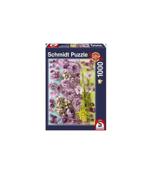 puzzel Violette Bloesems - 1000 stukjes - 12+