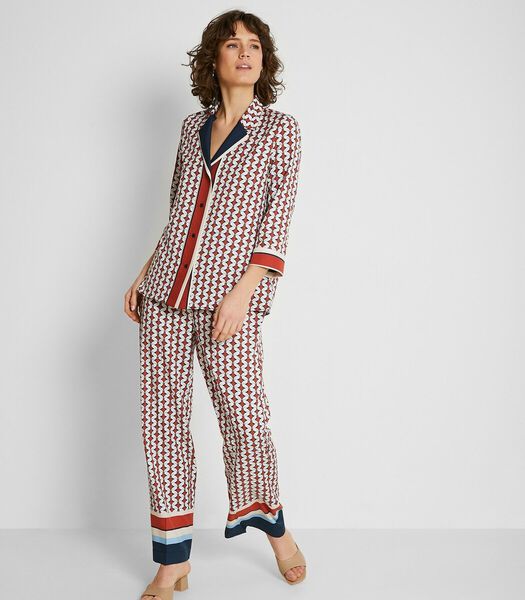 Le Pantalon Inspiré Du Pyjama Multicolor