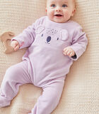 Fluwelen pyjama, lila image number 0
