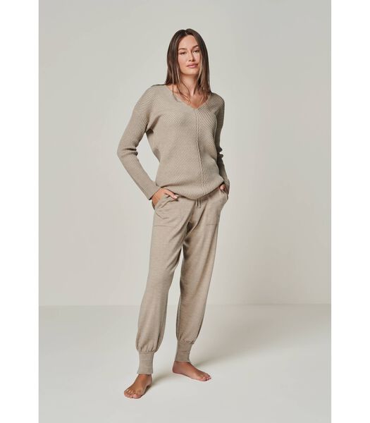 MERINO LOUNGEWEAR SET  - Trui Blossom & Broek Bella