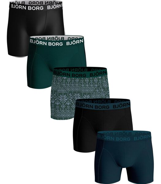 Boxers Cotton Stretch 5 Pack Multicolour