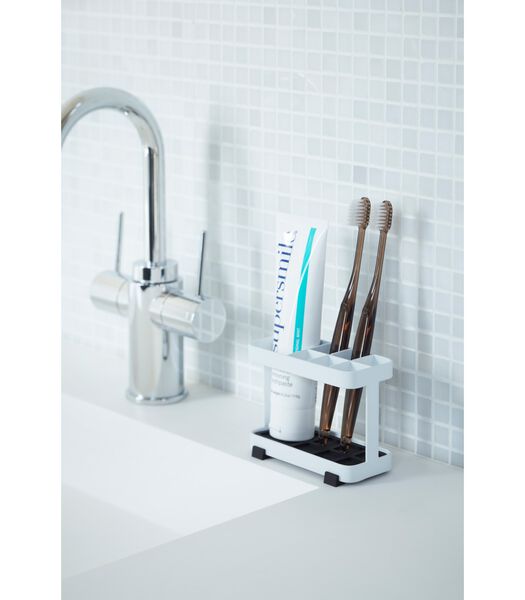 Support de brosse à dents large - Tower - Blanc