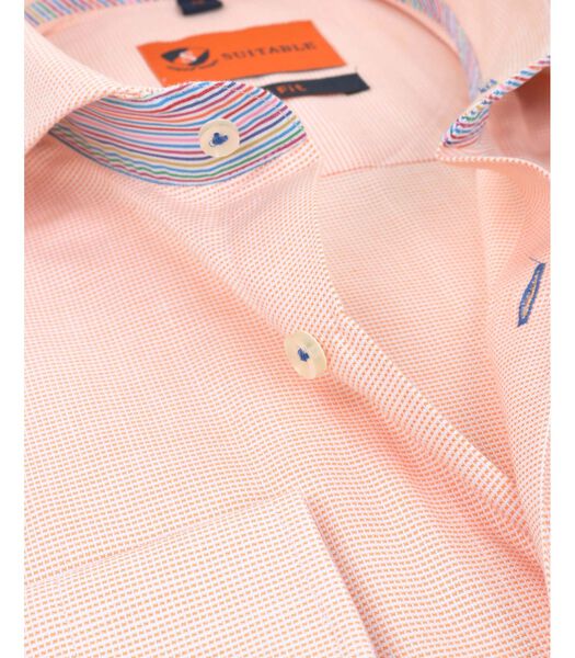 Overhemd Pinpoint Oranje 174-3