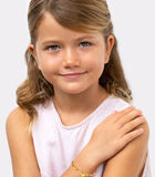 Bracelet Perles Pour Enfants Couche Beads Avec Smiling Face En Argent Sterling 925 Plaqué Or image number 4
